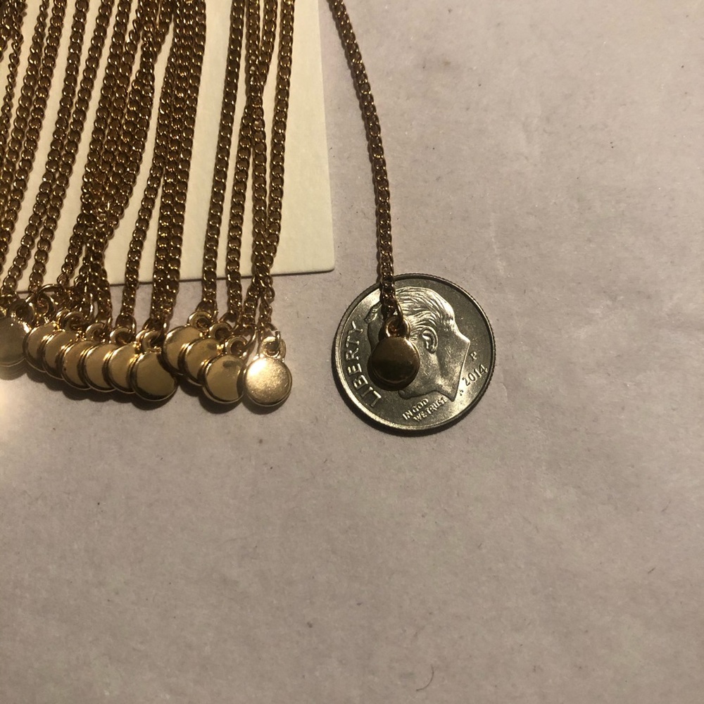 Gold Metal Chain Duster Earring - Picture 5 of 5